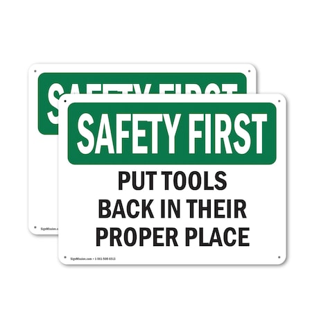 Signmission Safety Culture Sign, 24 in Width, Plastic, Rectangle OS-2PACK-SF-P-1824-L-10848